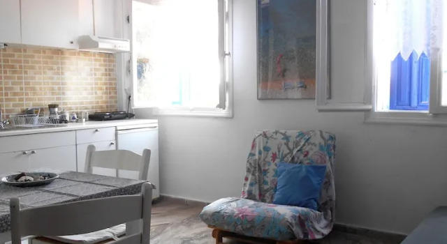 Apartment With one Bedroom in Marathokampou, With Shared Pool, Furnished Terrace and Wifi - Near the Beach