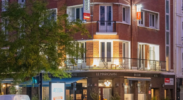 The Originals Boutique, Hôtel Le Marignan,Le Havre Centre Gare, Забронировать Отель Отели Гавра 3 звезды, рядом с Университетский колледж политических исследований: Кампус Гавра, 3*