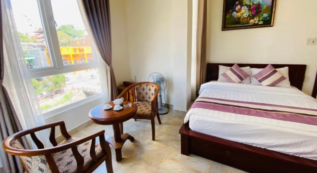 Двухместный номер Standard с видом на город Hoang Quan Hotel