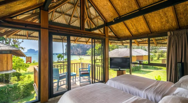 Двухместная вилла с видом на море Tinidee Hideaway Tonsai Beach Krabi