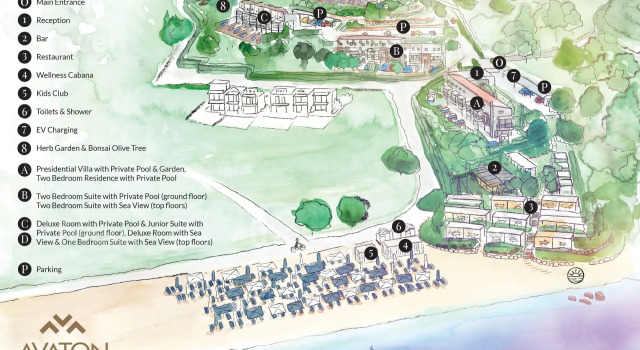 Номер Deluxe Avaton Luxury Beach Resort - Relais & Chateaux