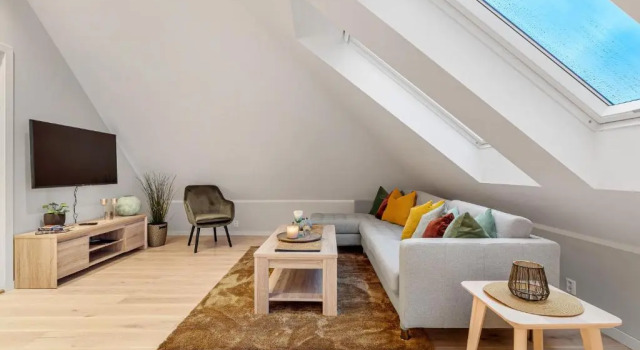 Апартаменты с 2 комнатами с балконом Høyden Apartments
