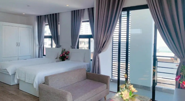 5A - Pool seaview Blue Sea Apartment, Prenota Appartamento Hotel a Da Nang con piscina, Piscina