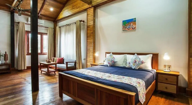 Семейный люкс с 2 комнатами с балконом и с видом на сад Residence Isann