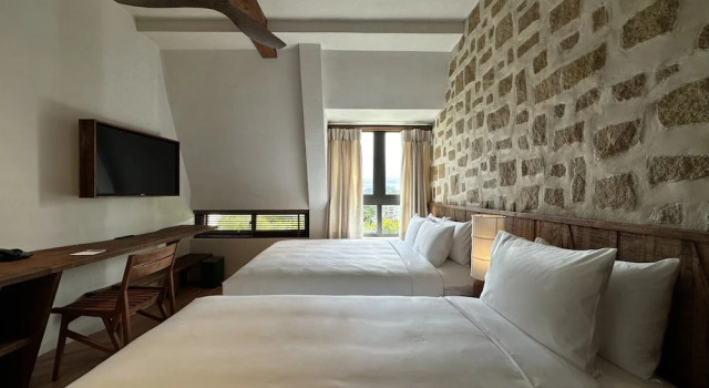 Трёхместный номер Standard с видом на сад Mùa Dalat Wellness Hotel