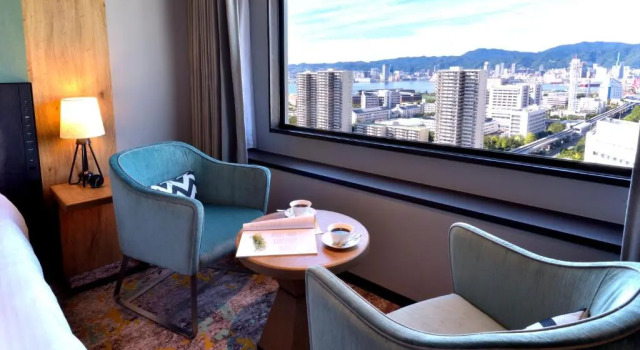 Трёхместный номер Premier Kobe Portopia Hotel