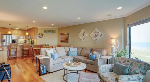402 Sea Cloisters 2 BR Oceanfront, Забронировать Отель Хилтон-Хед-Айленд Lowcountry, рядом с Прибрежный парк Folly Field Beach Park