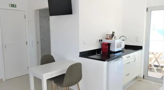 Люкс с балконом и с видом на море Aparthotel Pinhão