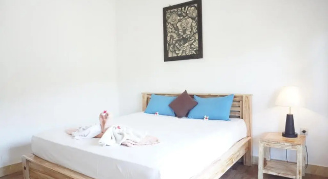 Двухместный номер Deluxe с балконом и с красивым видом из окна Nyoman Guesthouse and Grill