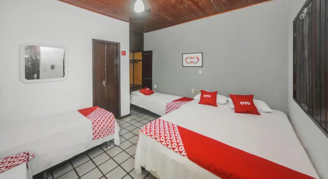 Семейный номер Standard OYO Pousada Do Coco, Porto Seguro
