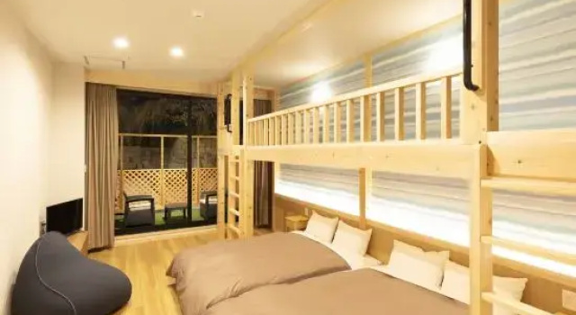 Апартаменты Superior Ooedo Onsen Monogatari Premium Seiunkaku