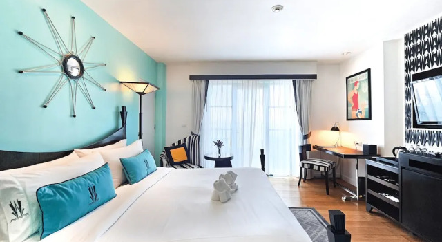 Двухместный номер Standard с балконом и с видом на закат Wave Hotel Pattaya
