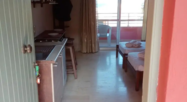 Двухместная студия с балконом и с видом на море maria corfu apartments