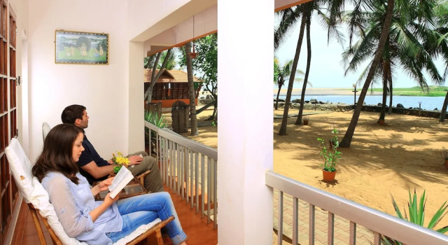 Номер Deluxe с балконом Beach and Lake Ayurvedic Resort, Kovalam