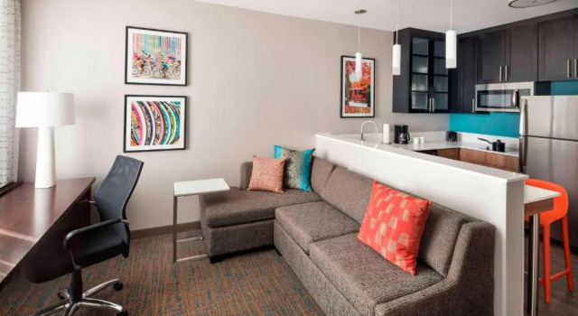 Двухместный люкс c 1 комнатой Residence Inn by Marriott Boston Watertown