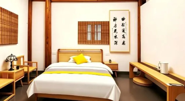 Кровать в общем номере Xiyuan Xiangyu Inn  Wudian