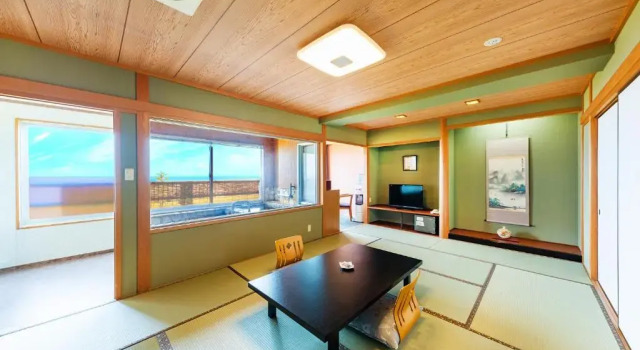 Номер Japanese-Style с видом на море Umino Hotel Hajime