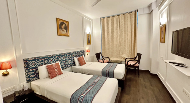 Двухместный номер Deluxe Hotel Atulyaa Taj