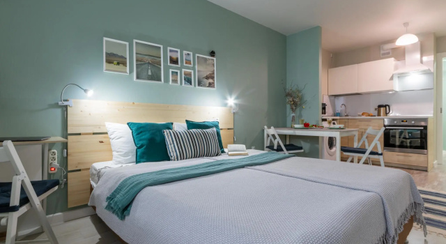 Апартаменты c 1 комнатой с балконом Satin Home Apart на проспекте Металлистов