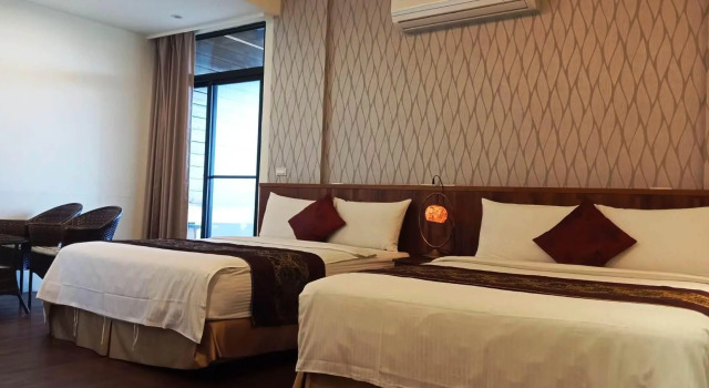 Четырёхместный номер Standard с балконом Jimei Homestay