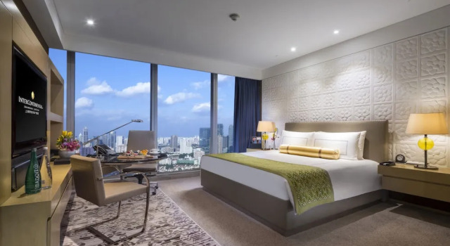 Двухместный номер Lounge Access Premium InterContinental Hotels Shanghai JingAn Ser Apt.by IHG