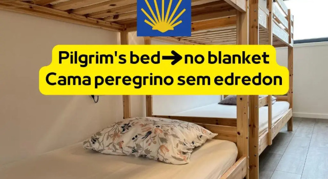 Кровать в общем номере Hostel do Alto - Fão