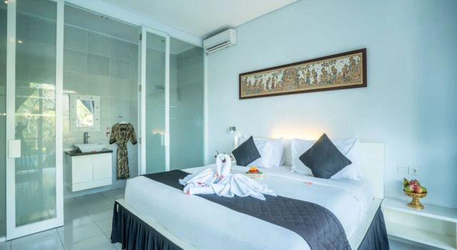 Двухместный номер Deluxe c 1 комнатой с балконом и с красивым видом из окна Puri Suksma Ubud