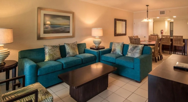 Люкс с 2 комнатами с видом на сад Casa Del Mar Beach Resort