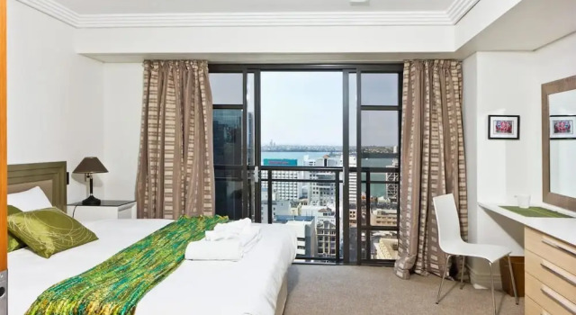 QV Bedroom with Balcony metropolis - 705, Rezervasyon Daire Auckland 