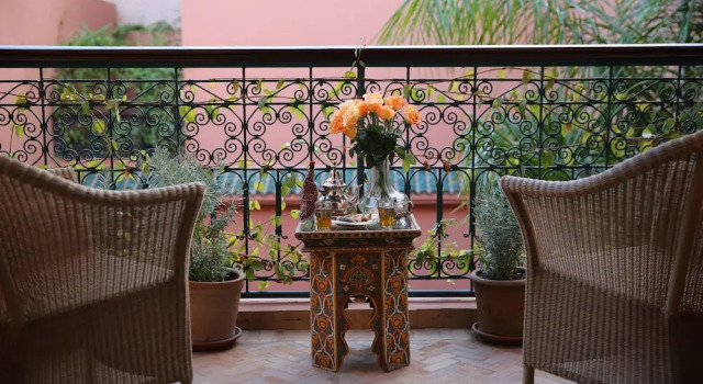 Двухместный номер Luxury с балконом и с красивым видом из окна Palais Riad Lamrani