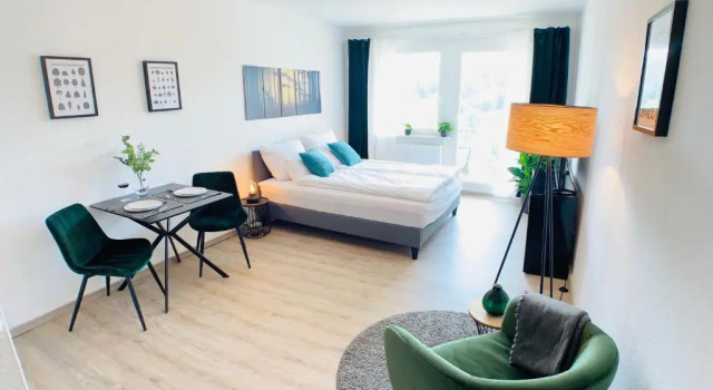 Апартаменты Komfortables Apartment in Bad Elster mit Netflix
