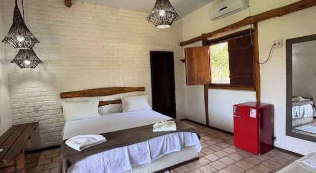 Трёхместный номер Standard с балконом Pousada Rancho do Buna