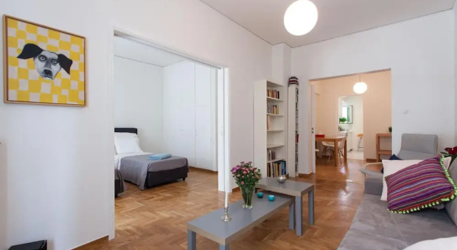 Апартаменты 2 Bdrm apt for up to 6 Guests Next to Acropolis Museum