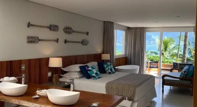 Двухместный номер Premium с видом на море Bahari Suites