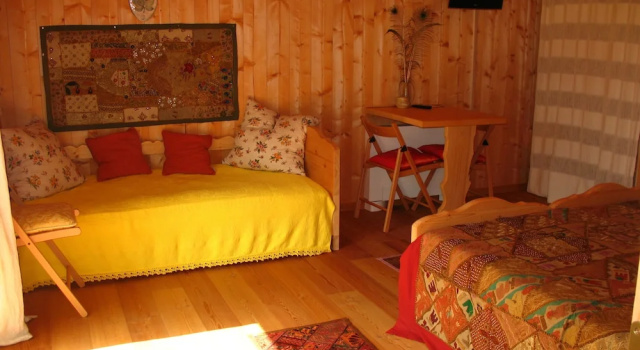 Двухместный номер Deluxe c 1 комнатой с видом на сад BioAgriturismo Vegan Campo di Cielo