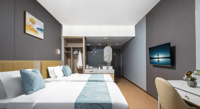 Двухместный номер Deluxe с красивым видом из окна Отель Wenhao Seaview 