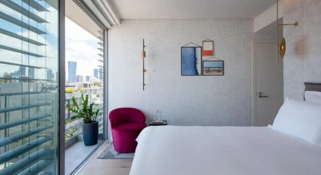 Habitación doble De lujo con balcón Ink Hotel