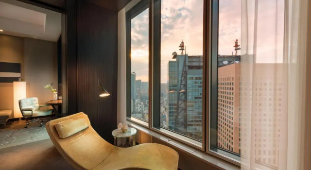 Двухместный люкс с видом на город Conrad Tokyo