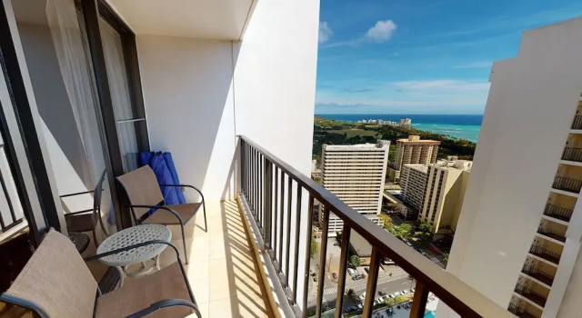 Номер Standard c 1 комнатой 36th Floor Deluxe Ocean View Condo with Free Parking & Wifi