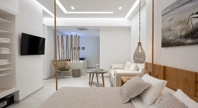 Люкс с видом на море Nirome Luxury Suites