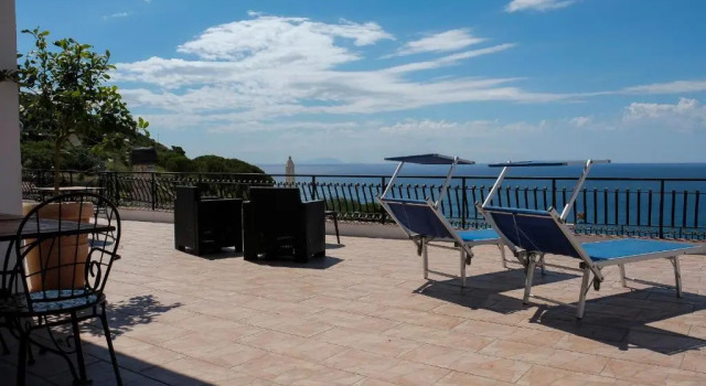 Апартаменты с видом на бассейн Villa Maria Gaeta