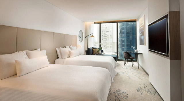 Двухместный клубный номер Executive с видом на реку The Westin Brisbane