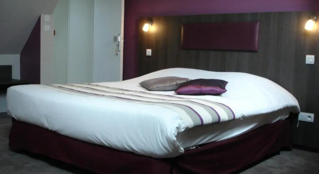 Номер Deluxe Logis Hotel Spa Restaurant Au Site Normand