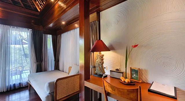 Номер Deluxe с красивым видом из окна Black Penny Villas Ubud