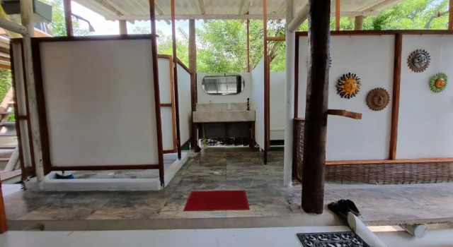 Кровать в общем номере El Hamaquero Hostal EcoNativo