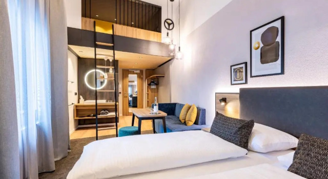 Студия Deluxe BOLLWERK Lifestyle Hotel, automatisiertes Hotel mit Self Check In