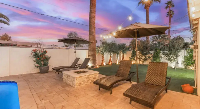Коттедж Desert Sands Heated Pool Firepit Old Town Putt Grn