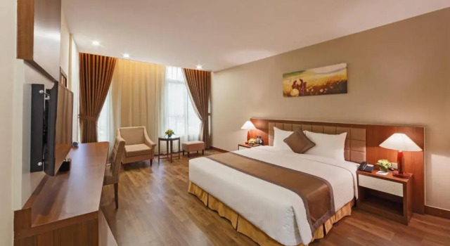 Номер Deluxe Muong Thanh Luxury Moc Chau Hotel