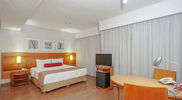 Трёхместный номер Deluxe Slaviero Hotel São Paulo Moema
