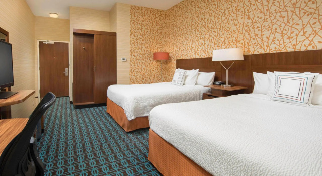 Четырёхместная студия Fairfield by Marriott Inn & Suites Knoxville Turkey Creek